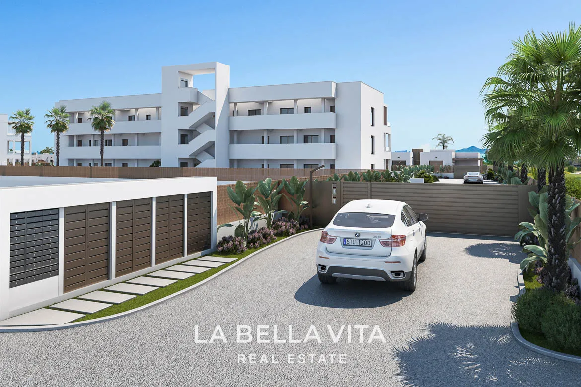 Beautiful Modern Apartments with Sea and Golf Views for sale in Serena Golf, Los Alcázares