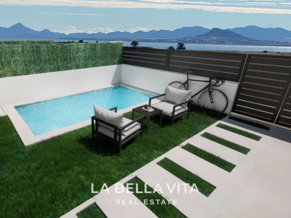 Cheap New Build Villa with private pool for sale in Los Alcazares, Murcia