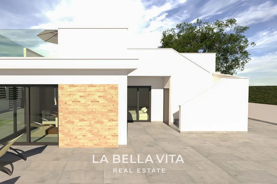 Cheap New Build Villa with private pool for sale in Los Alcazares, Murcia