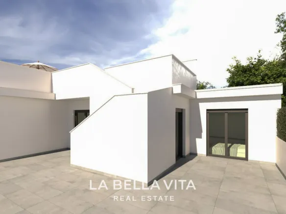 Cheap New Build Villa with private pool for sale in Los Alcazares, Murcia
