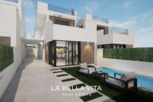 Cheap New Build Villa with private pool for sale in Los Alcazares, Murcia