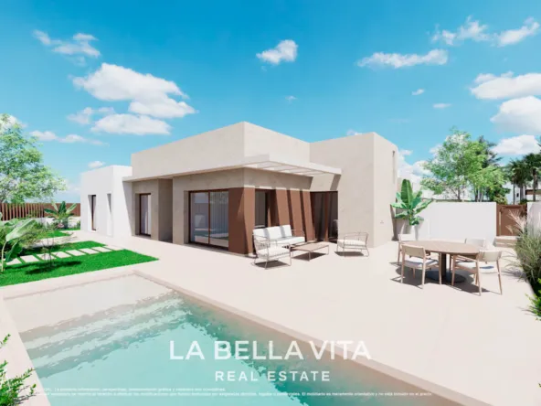 Corner New Build Villa for Sale in Serena Golf, Los Alcázares – With Private Pool and Large Plot