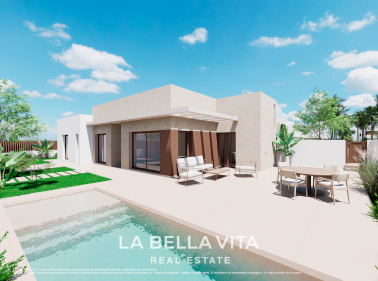 Corner New Build Villa for Sale in Serena Golf, Los Alcázares – With Private Pool and Large Plot