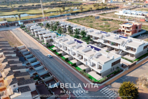 New Build Bungalow-Type Apartments for sale in Serena Golf, Los Alcázares ground and top floor