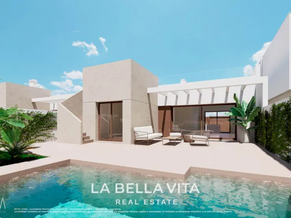 One-Storey New Build Villa for Sale in Serena Golf, Los Alcázares – With Private Pool and Solarium