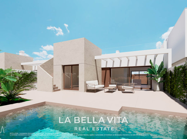 One-Storey New Build Villa for Sale in Serena Golf, Los Alcázares – With Private Pool and Solarium