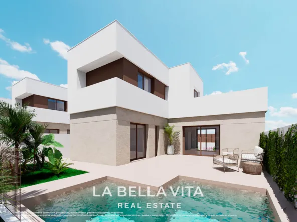 Two-Storey New Build Villa for Sale in Serena Golf, Los Alcázares – With Private Pool and Terrace