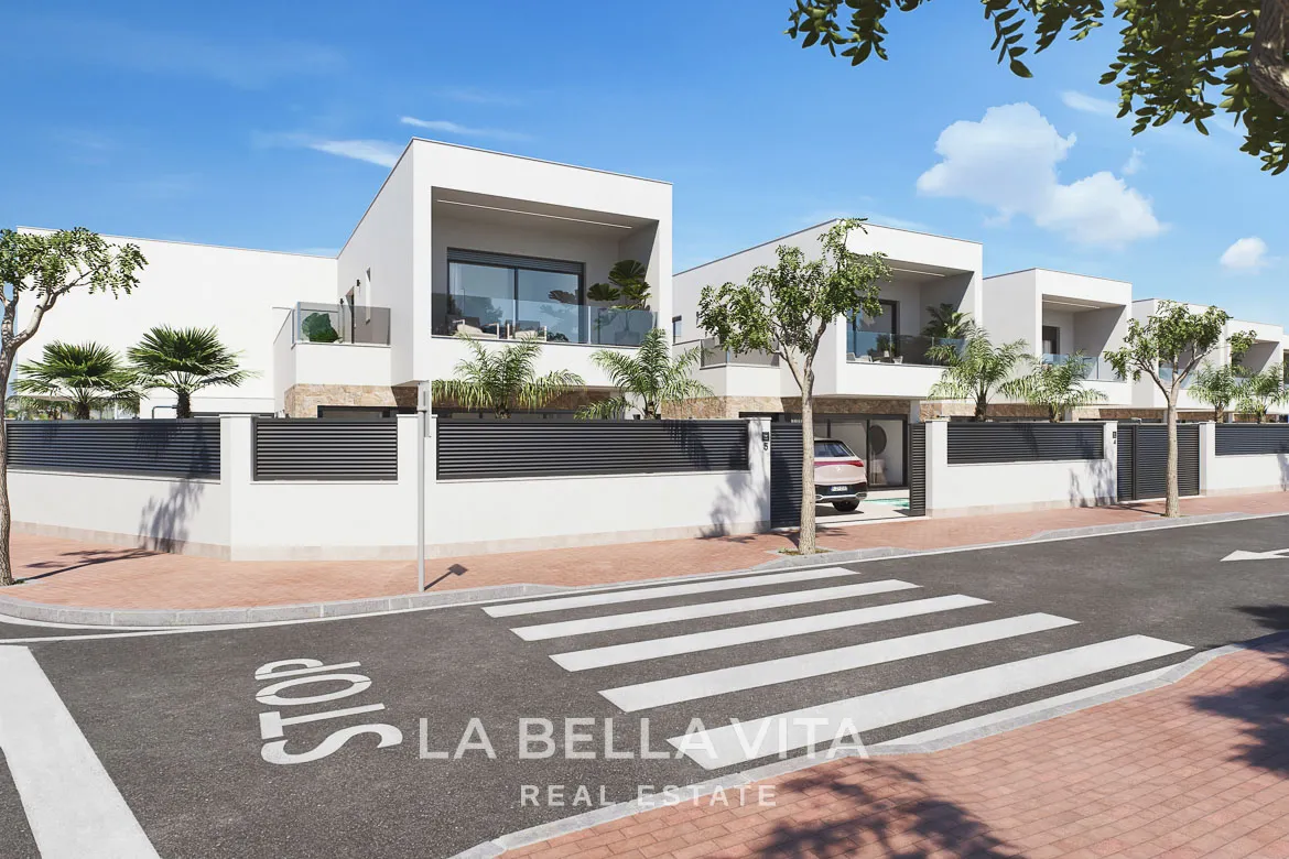 Beautiful New Build Villas with private pool for sale in San Pedro del Pinatar, Costa Calida