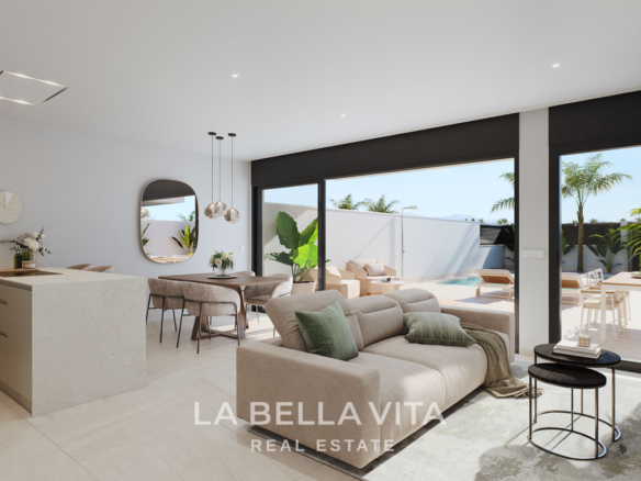 Beautiful New Build Villas with private pool for sale in San Pedro del Pinatar, Costa Calida