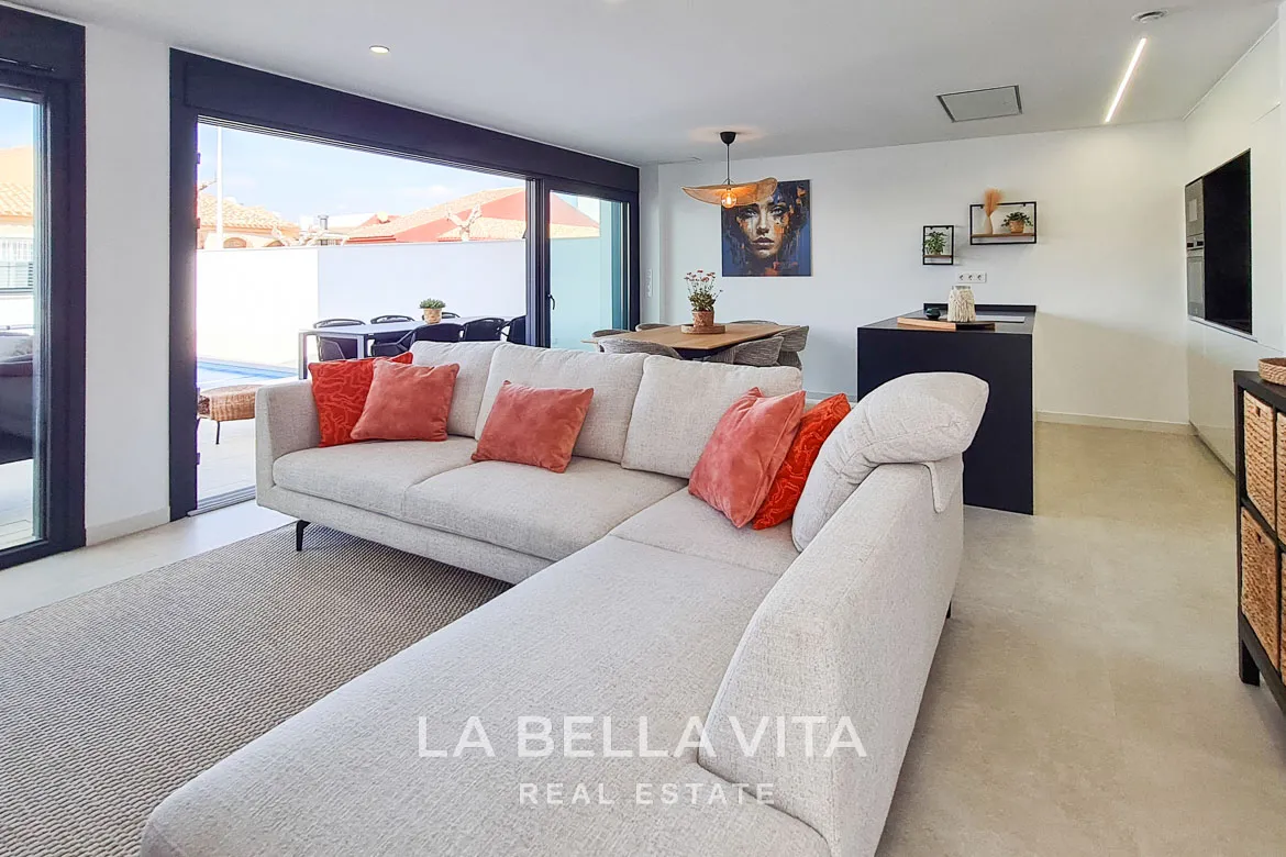 Beautiful New Build Villas with private pool for sale in San Pedro del Pinatar, Costa Calida