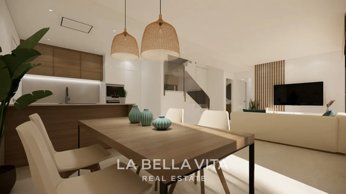 New Build Corner Villas for sale in San Fulgencio, Alicante – South-Facing, Modern with Private Pools