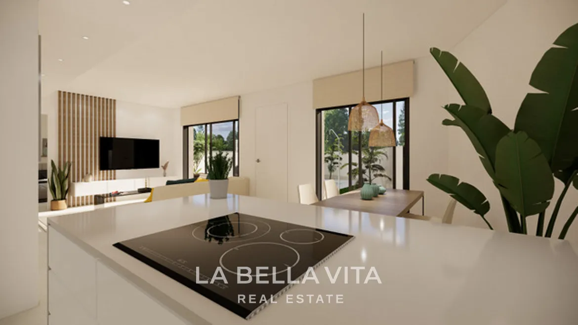 New Build Corner Villas for sale in San Fulgencio, Alicante – South-Facing, Modern with Private Pools