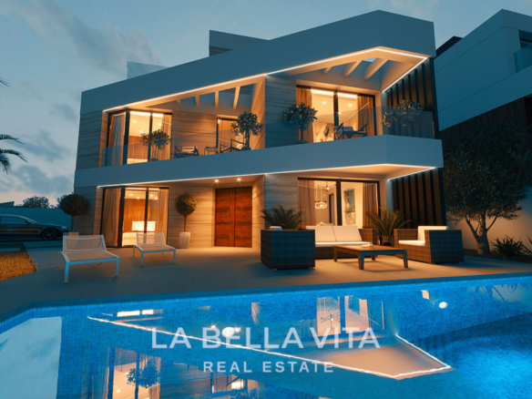 New Build Key Ready Villa with private pool for sale in Aguas Nuevas, Torrevieja