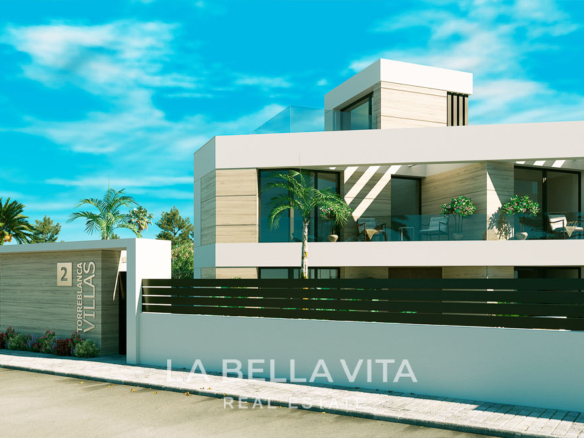 New Build Key Ready Villa with private pool for sale in Aguas Nuevas, Torrevieja