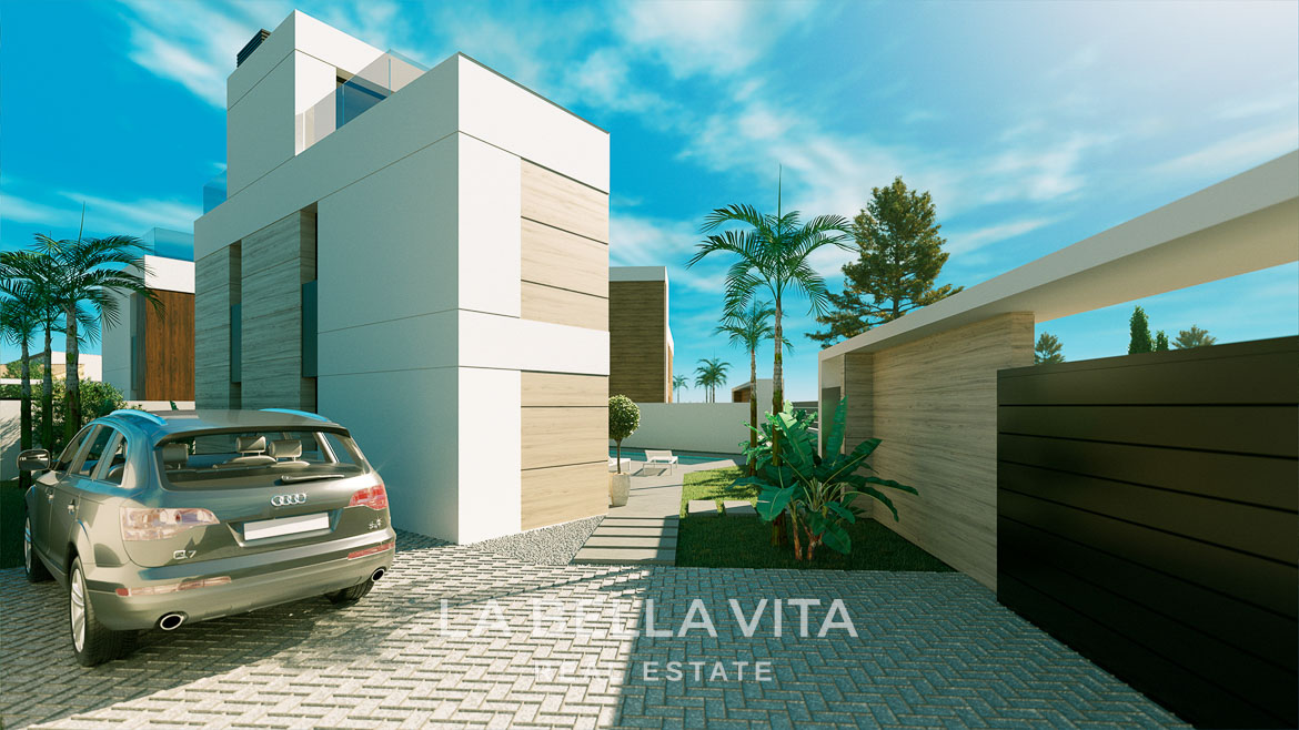 New Build Key Ready Villa with private pool for sale in Aguas Nuevas, Torrevieja