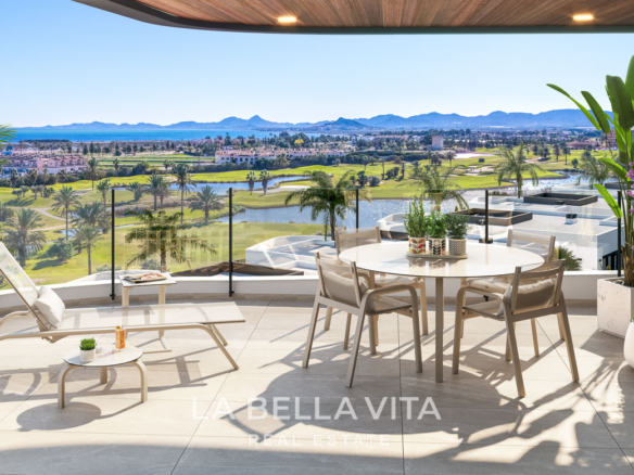 New Build Luxury Apartments for Sale in Los Alcázares – Frontline Serena Golf & Sea Views