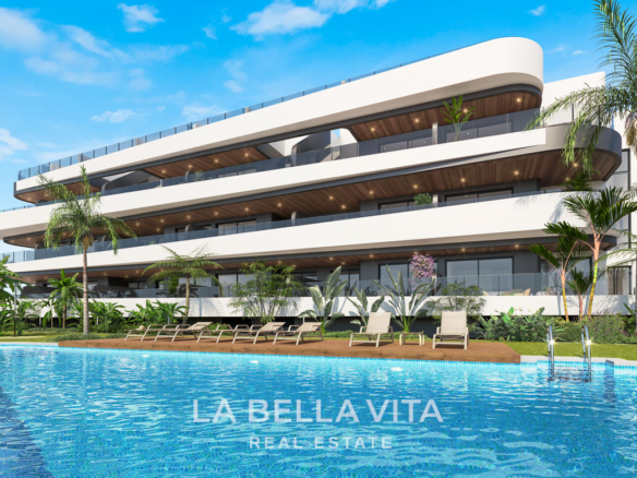 New Build Luxury Apartments for Sale in Los Alcázares – Frontline Serena Golf & Sea Views