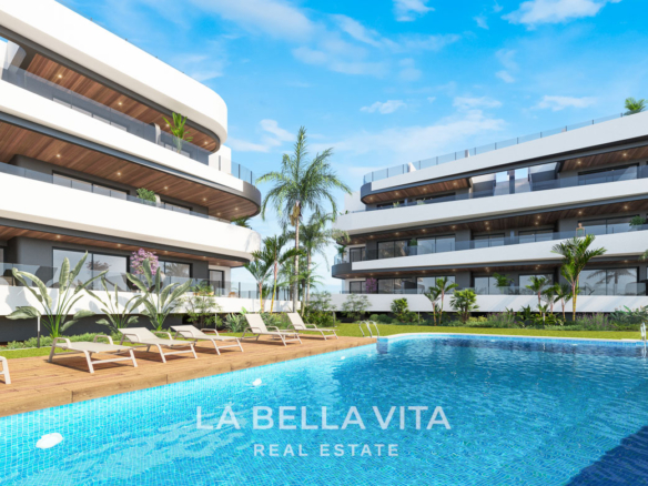 New Build Luxury Apartments for Sale in Los Alcázares – Frontline Serena Golf & Sea Views