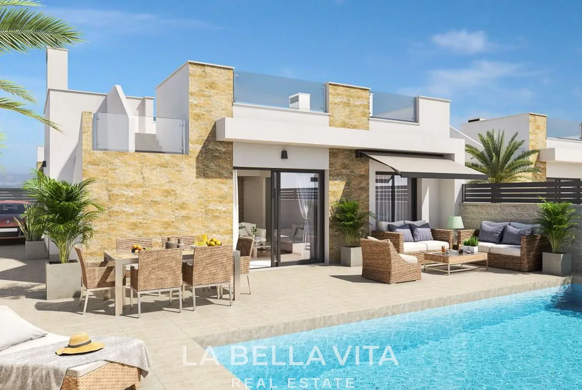 New Build Villas for sale in La Marina Oasis – Modern One-Storey Homes with Private Pool