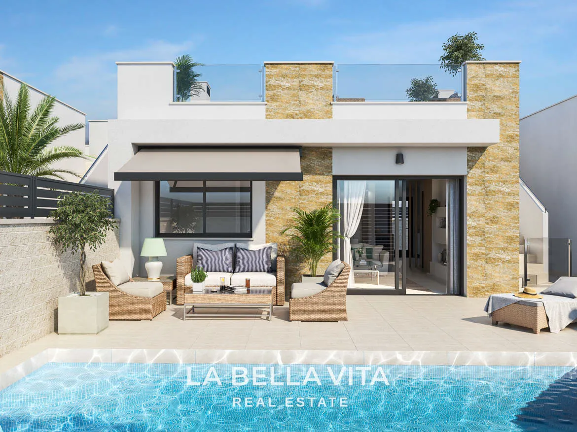 New Build Villas for sale in La Marina Oasis – Modern One-Storey Homes with Private Pool