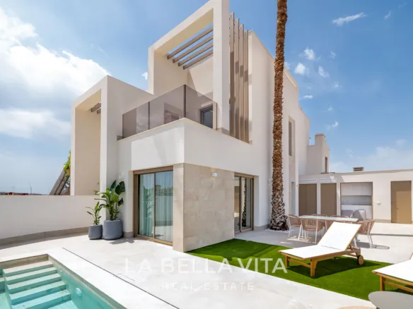 New Build Semi-Detached Properties with private pools for sale in Lo Marabu, Ciudad Quesada, Alicante, Spain