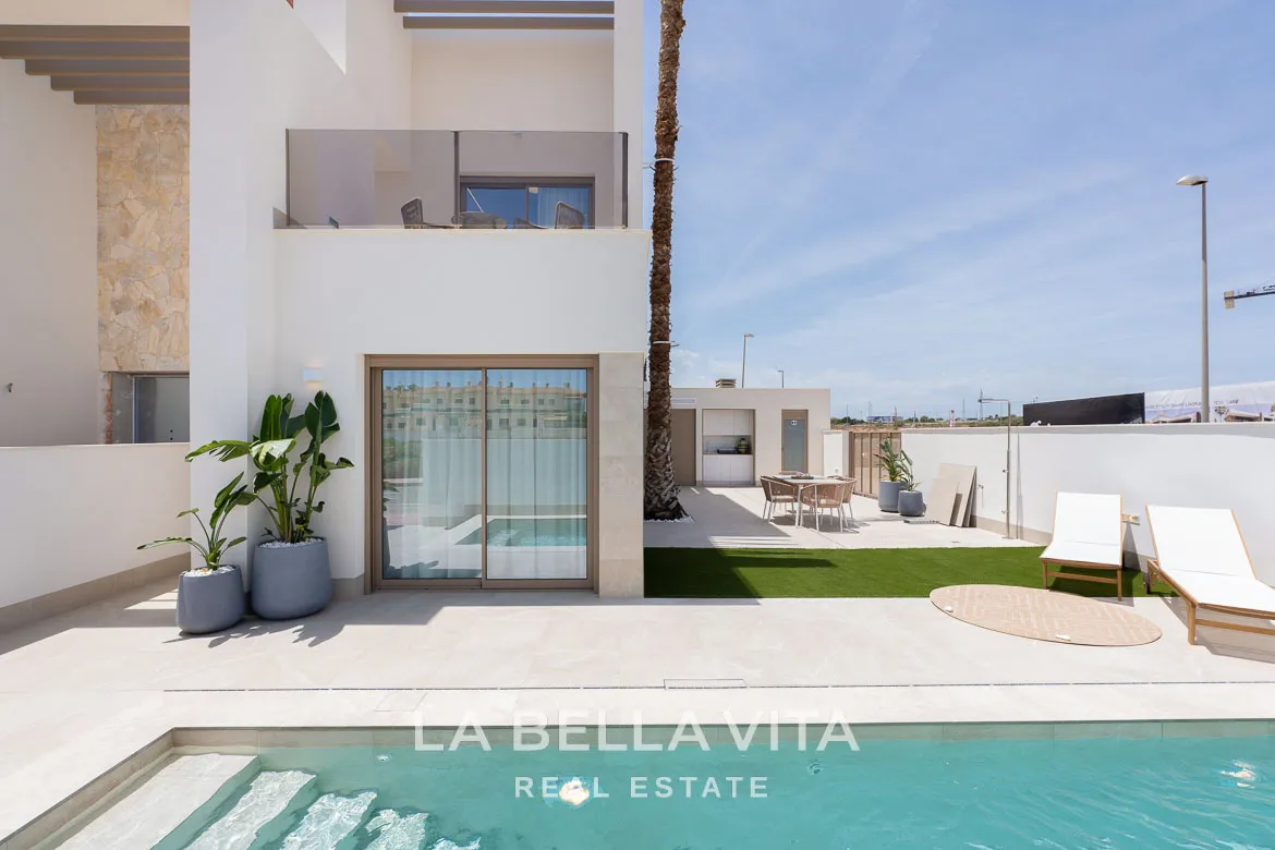 New Build Semi-Detached Properties with private pools for sale in Lo Marabu, Ciudad Quesada, Alicante, Spain