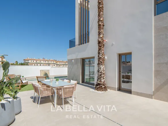 New Build Semi-Detached Properties with private pools for sale in Lo Marabu, Ciudad Quesada, Alicante, Spain