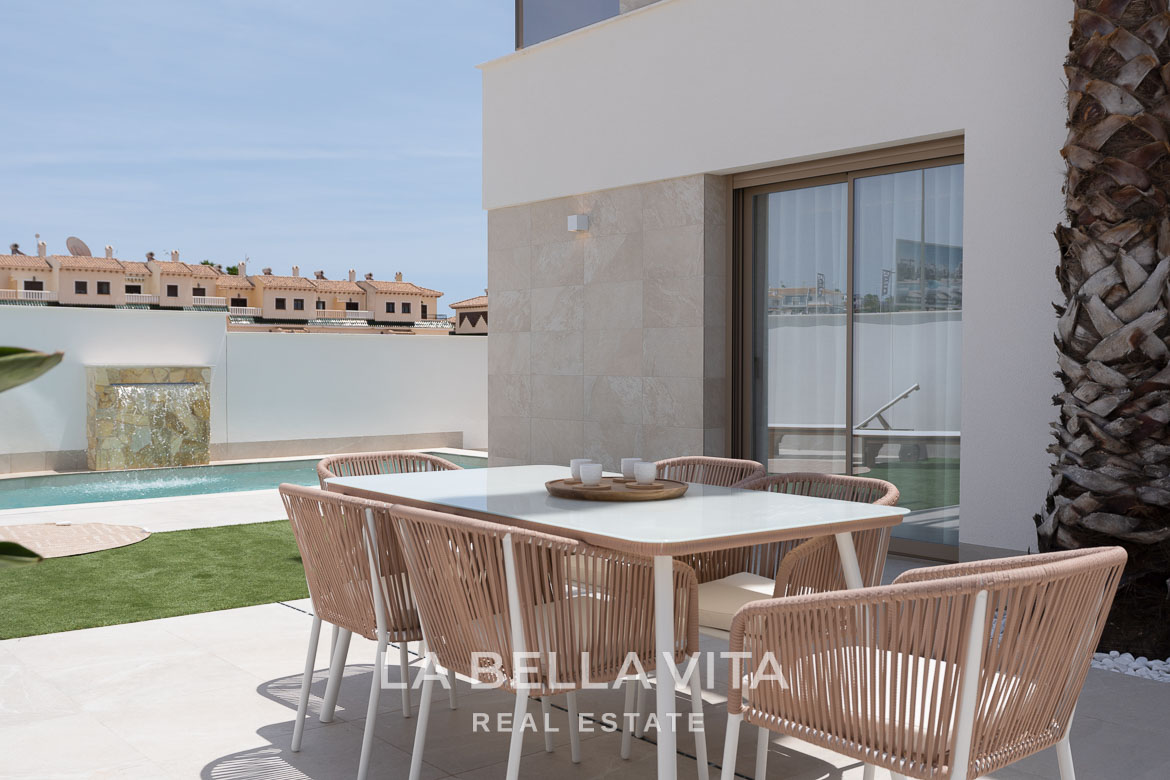 New Build Semi-Detached Properties with private pools for sale in Lo Marabu, Ciudad Quesada, Alicante, Spain