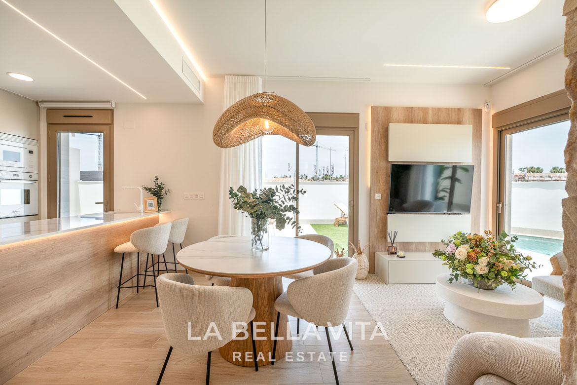 New Build Semi-Detached Properties with private pools for sale in Lo Marabu, Ciudad Quesada, Alicante, Spain