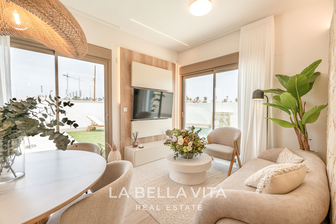 New Build Semi-Detached Properties with private pools for sale in Lo Marabu, Ciudad Quesada, Alicante, Spain