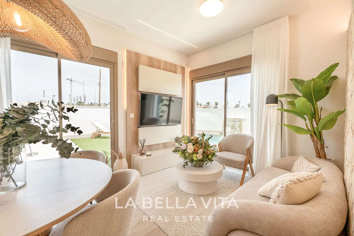 New Build Semi-Detached Properties with private pools for sale in Lo Marabu, Ciudad Quesada, Alicante, Spain
