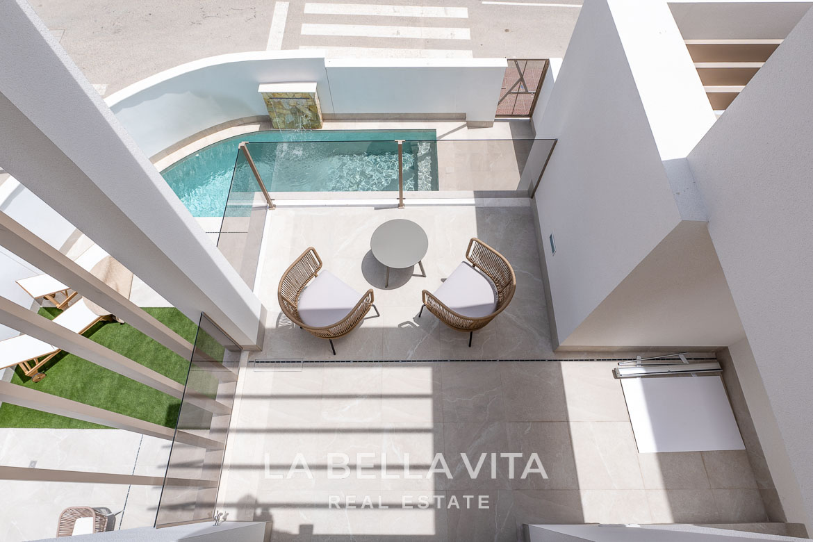 New Build Semi-Detached Properties with private pools for sale in Lo Marabu, Ciudad Quesada, Alicante, Spain