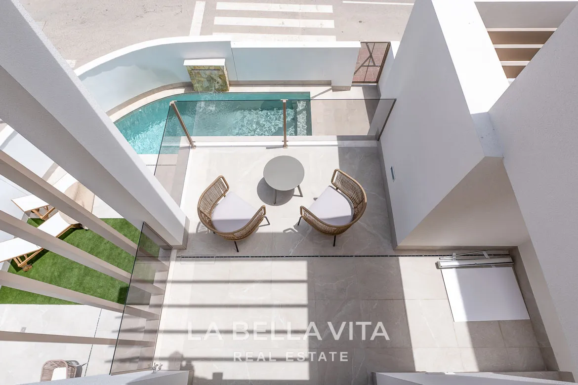 New Build Semi-Detached Properties with private pools for sale in Lo Marabu, Ciudad Quesada, Alicante, Spain