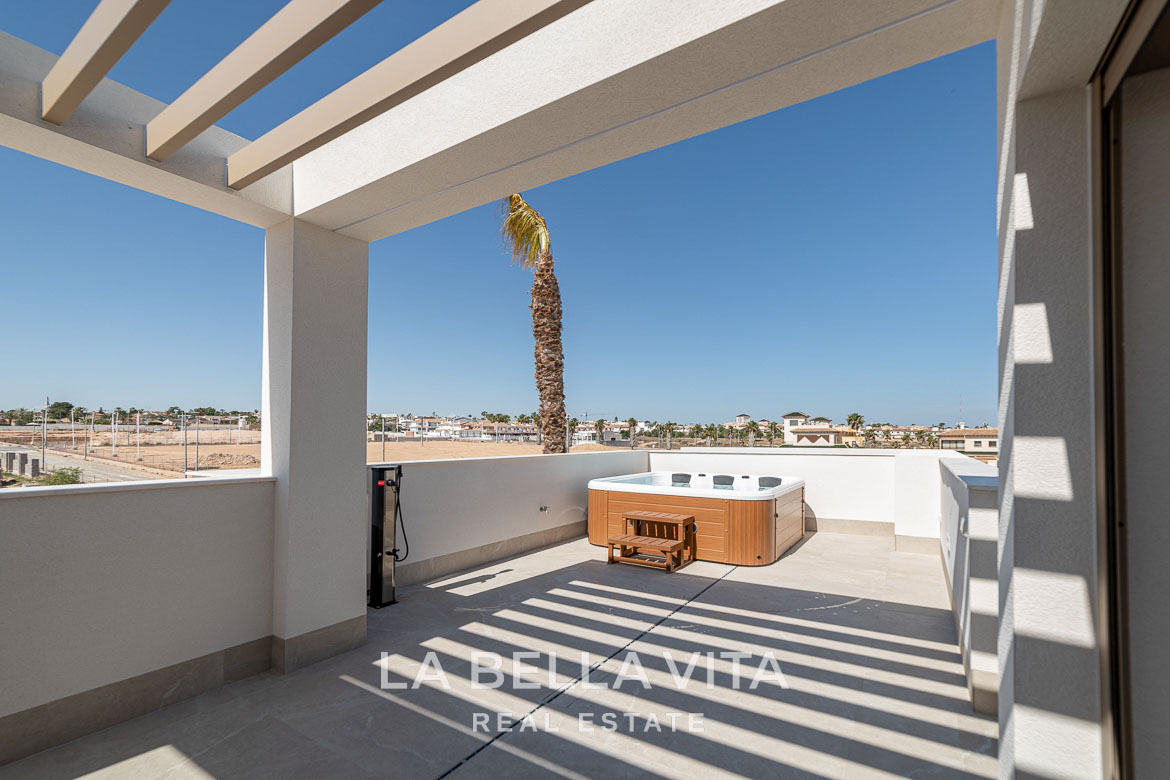 New Build Semi-Detached Properties with private pools for sale in Lo Marabu, Ciudad Quesada, Alicante, Spain