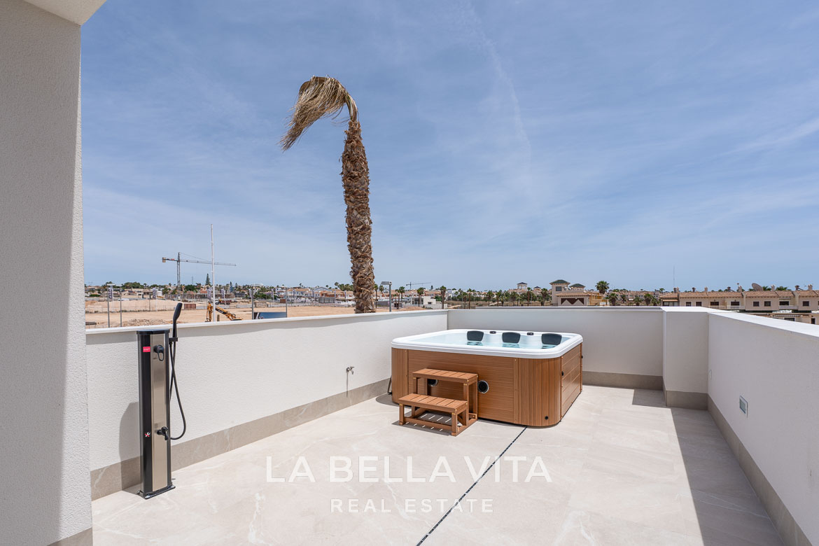 New Build Semi-Detached Properties with private pools for sale in Lo Marabu, Ciudad Quesada, Alicante, Spain