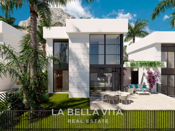 New Build Villas for Sale in Polop Hills with Sea Views, Basement & Two Floors