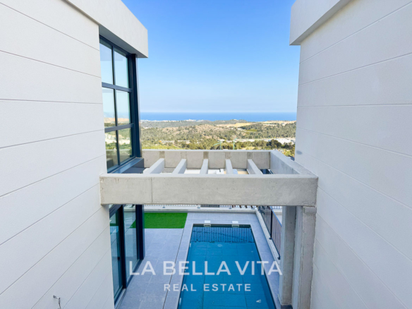 New Build Villas for Sale in Polop Hills with Sea Views, Basement & Two Floors