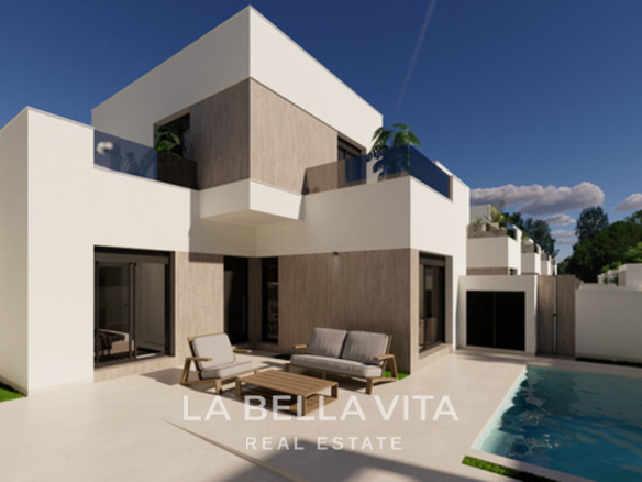 New Build Villas for sale in San Fulgencio, Alicante – South-Facing & Modern with Private Pools