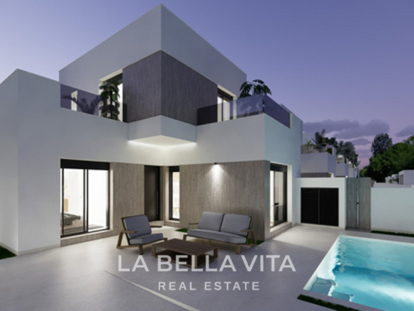 New Build Villas for sale in San Fulgencio, Alicante – South-Facing & Modern with Private Pools