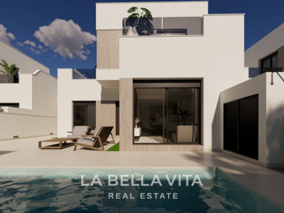 New Build Villas for sale in San Fulgencio, Alicante – South-Facing & Modern with Private Pools