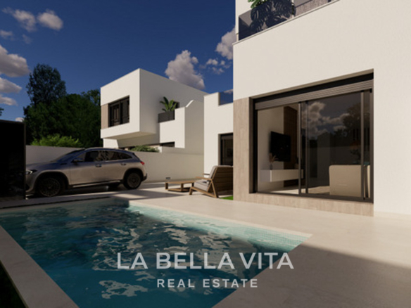 New Build Villas for sale in San Fulgencio, Alicante – South-Facing & Modern with Private Pools