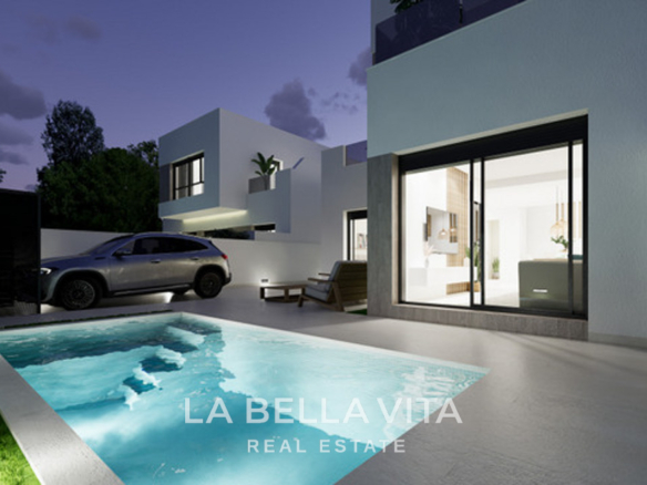 New Build Villas for sale in San Fulgencio, Alicante – South-Facing & Modern with Private Pools