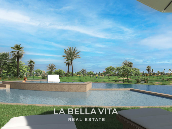 New Frontline Golf Apartments for sale in Serena Golf, Los Alcázares