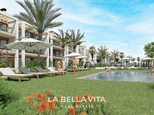 New Frontline Golf Apartments for sale in Serena Golf, Los Alcázares