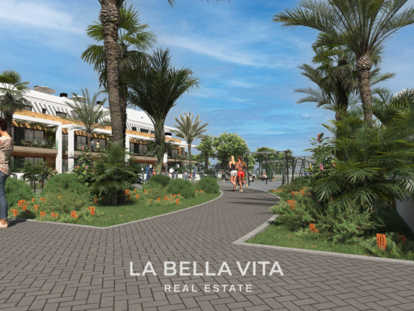 New Frontline Golf Apartments for sale in Serena Golf, Los Alcázares