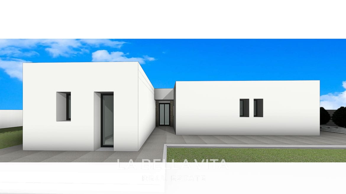 Custom Modern Villas with Land for sale in Aspe and surroundings, Alicante Inland