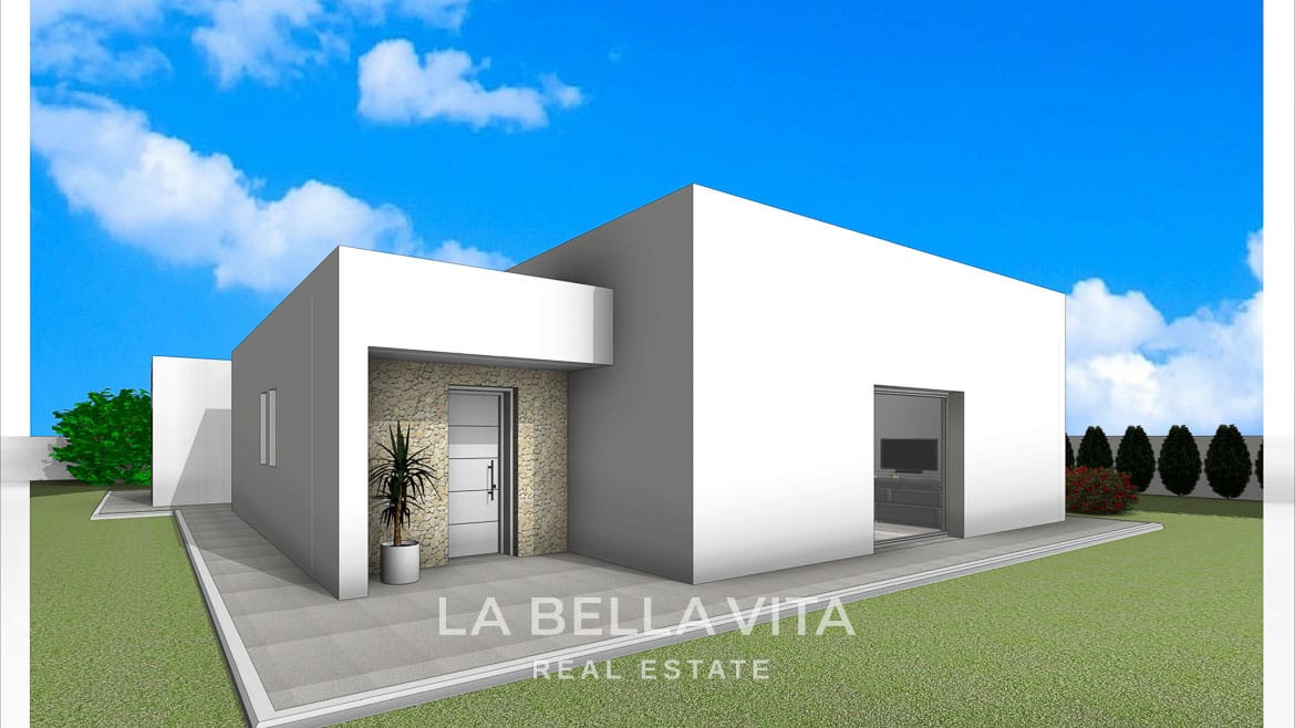 Custom Modern Villas with Land for sale in Aspe and surroundings, Alicante Inland