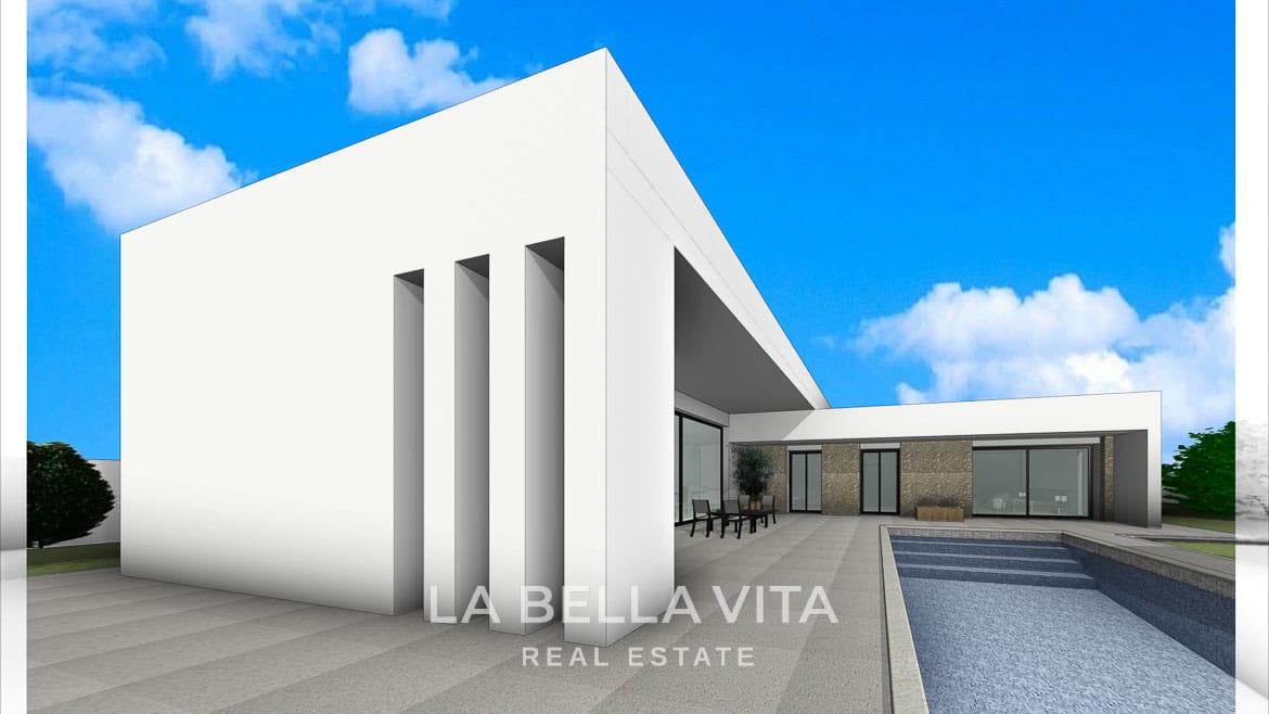 Custom Modern Villas with Land for sale in Aspe and surroundings, Alicante Inland