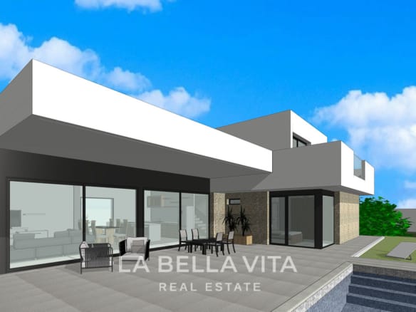 Custom New Build Villas with Large Plots for sale in Costa Blanca South Inland, Spain