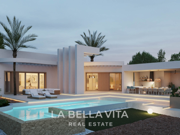 Iconic New Build Villa for sale on 10,078 m² of Land in La Finca Golf, Algorfa – With Private Pool and Garage